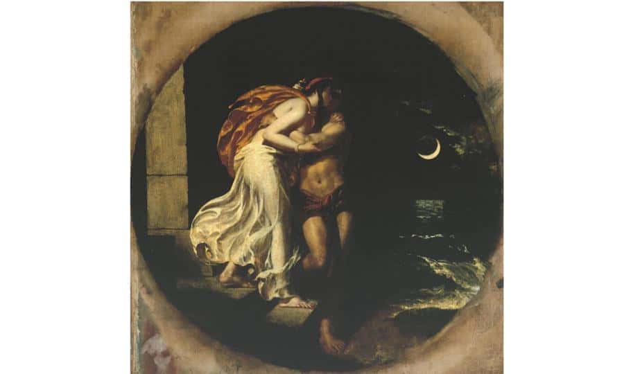 Etty separation de Hero et Leandre 1827